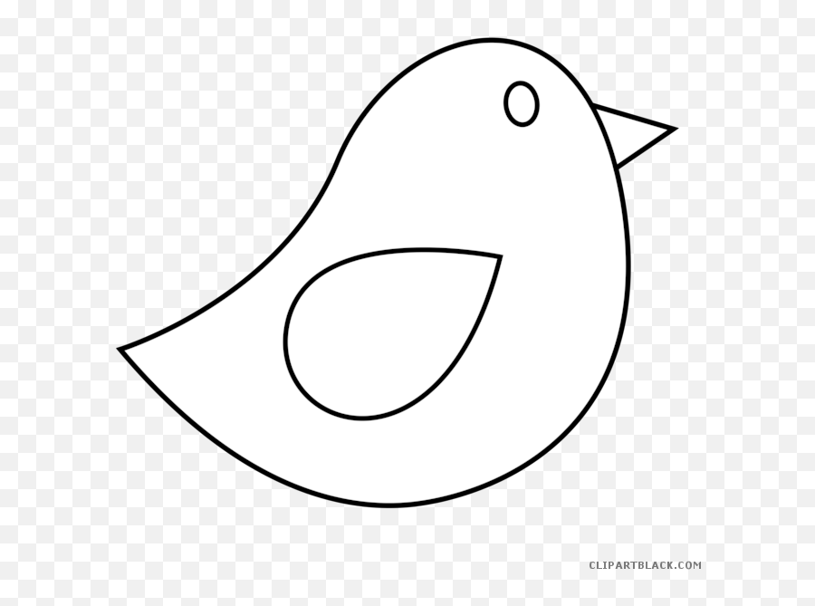 White Bird Clip Art - Black And White Bird Clipart Emoji,Black Bird Clipart