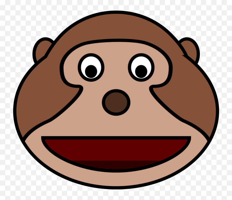 Cartoon Monkeys Clip Art - Monkey Mouth Open Clipart Emoji,Earthquake Clipart