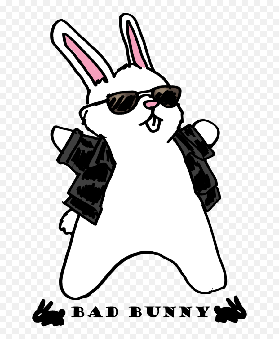 Bad Bunny Beach Towel For Sale - Bad Bunny Png Dibujo Emoji,Bad Bunny Logo