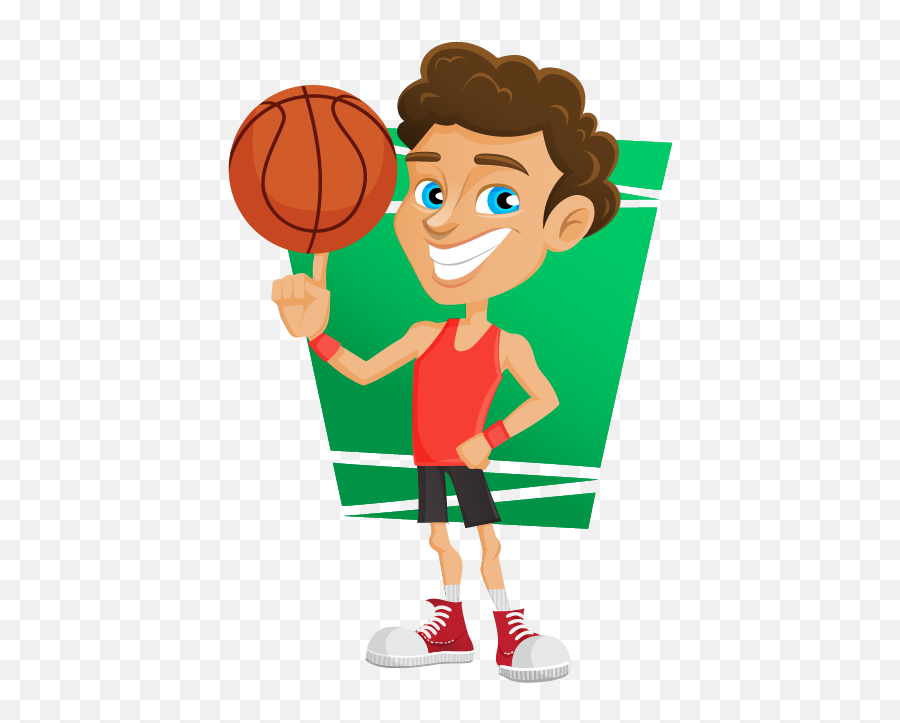 Basketball Player Clipart - Basketball Player Clipart Emoji,Basketball Player Clipart