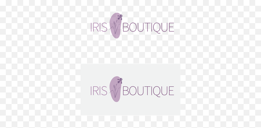 Accessories Shop Iris Boutique Logo - Language Emoji,Boutique Logos