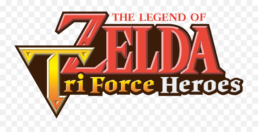 Legend Of Zelda Triforce Heroes Logo - Logo The Legend Of Zelda Tri Force Heroes Emoji,Zelda Logo
