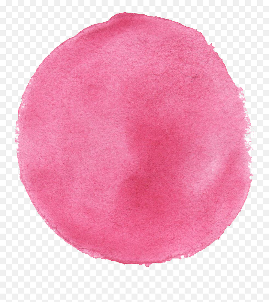 10 Watercolor Pink Circle - Watercolor Circle Clipart Emoji,Pink Watercolor Png