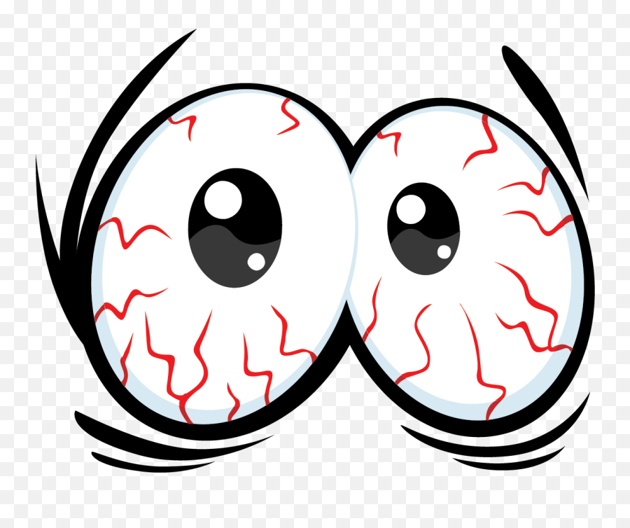 Stress Eye Drawing Free Image Download - Insane Clipart Emoji,Cartoon Eye Png