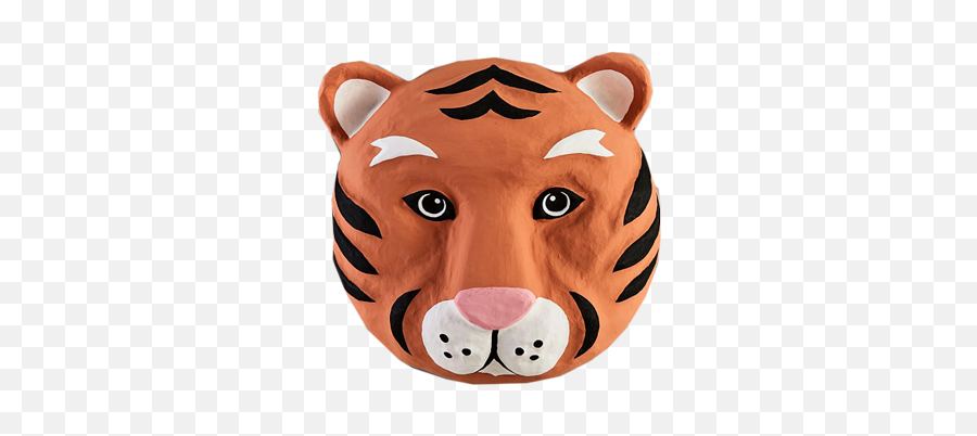 West Elm X Pbk Paper Mache Mask Wall Decor Tiger - Soft Emoji,West Elm Logo