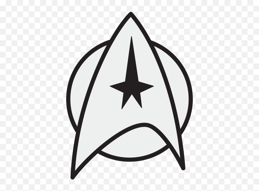 Star Trek Logo Png Clipart - Star Trek Emoji,Starfleet Logo
