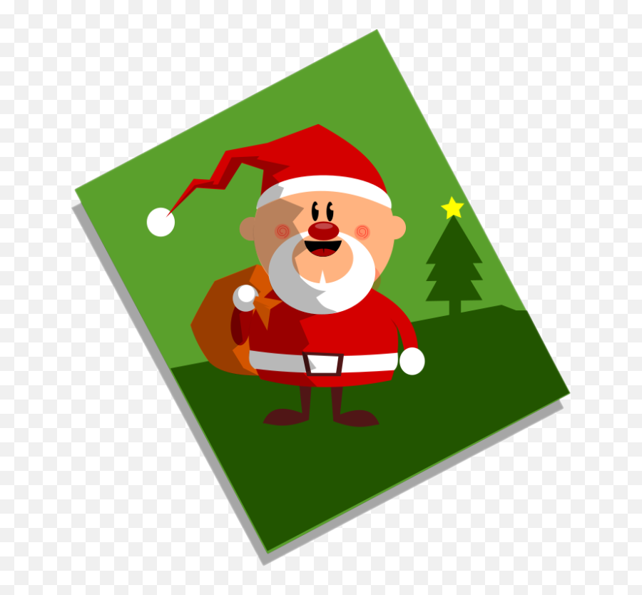 Santa Free To Use Clip Art - Merry Christmas And Happy New Santa Claus Emoji,Merry Christmas Clipart Free