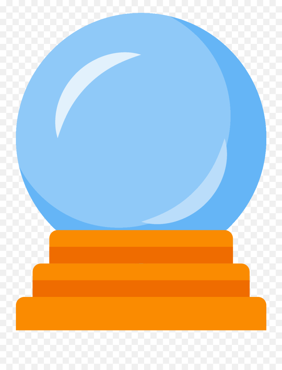 Crystal Ball Icon - Crystal Ball Clipart Full Size Clipart Blue Crystal Ball Clipart Emoji,Ball Clipart