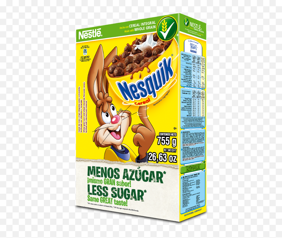Nestle Nesquik Cereal Transparent Png - Cereals Box Emoji,Cereal Png