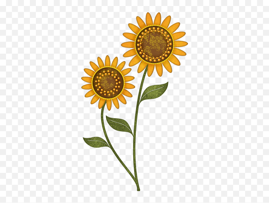 Scsjrbtpumpkinpatchessunflowers1png - Rusty Cogwheel Emoji,Fall Flowers Clipart