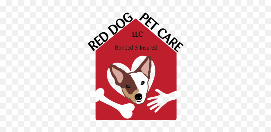 Professional Logo For A Pet Care - Tenterfield Terrier Emoji,Red Dog Logo