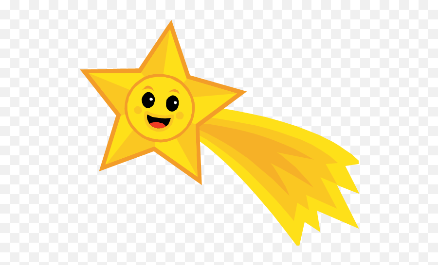 Shooting Stars Color Clip Art - Others Png Download 576 Clip Art Shooting Star Emoji,Shooting Star Clipart