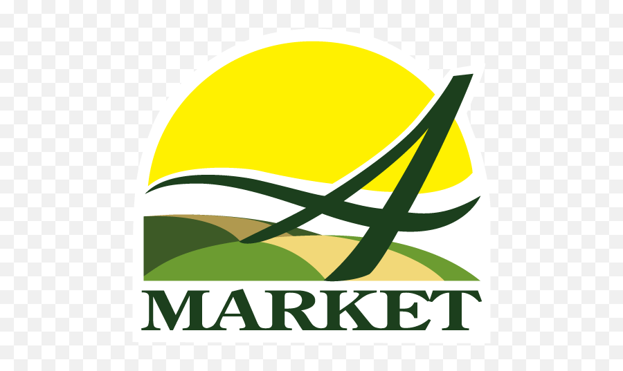 A Market Natural Foods - Think Healthy Emoji,Organic Food Logo