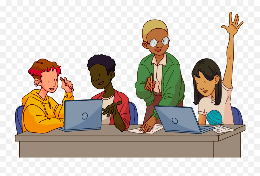Desmos Classroom Activities Emoji,Student Working Clipart