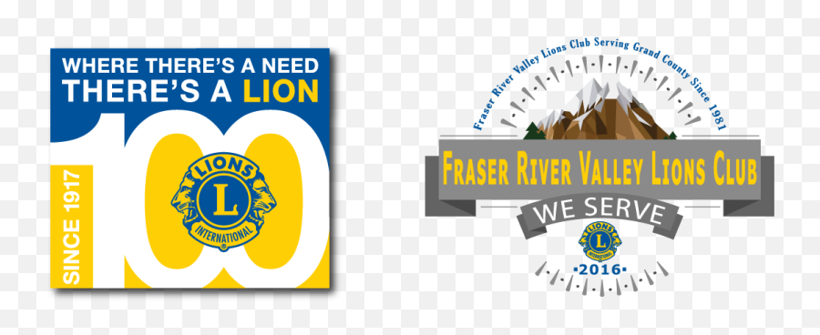 Fraser River Valley Lions Club - Lions Club Emoji,Lions Club Logo