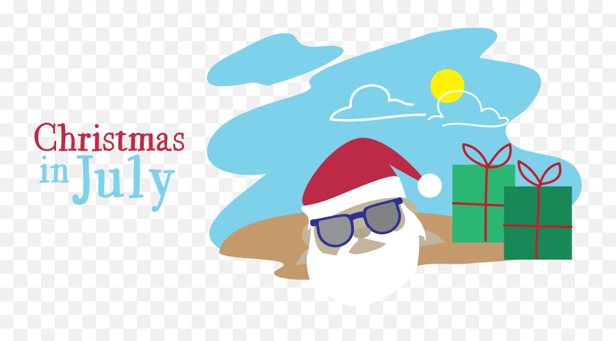 Christmas In July Clipart - Fictional Character Emoji,July Clipart