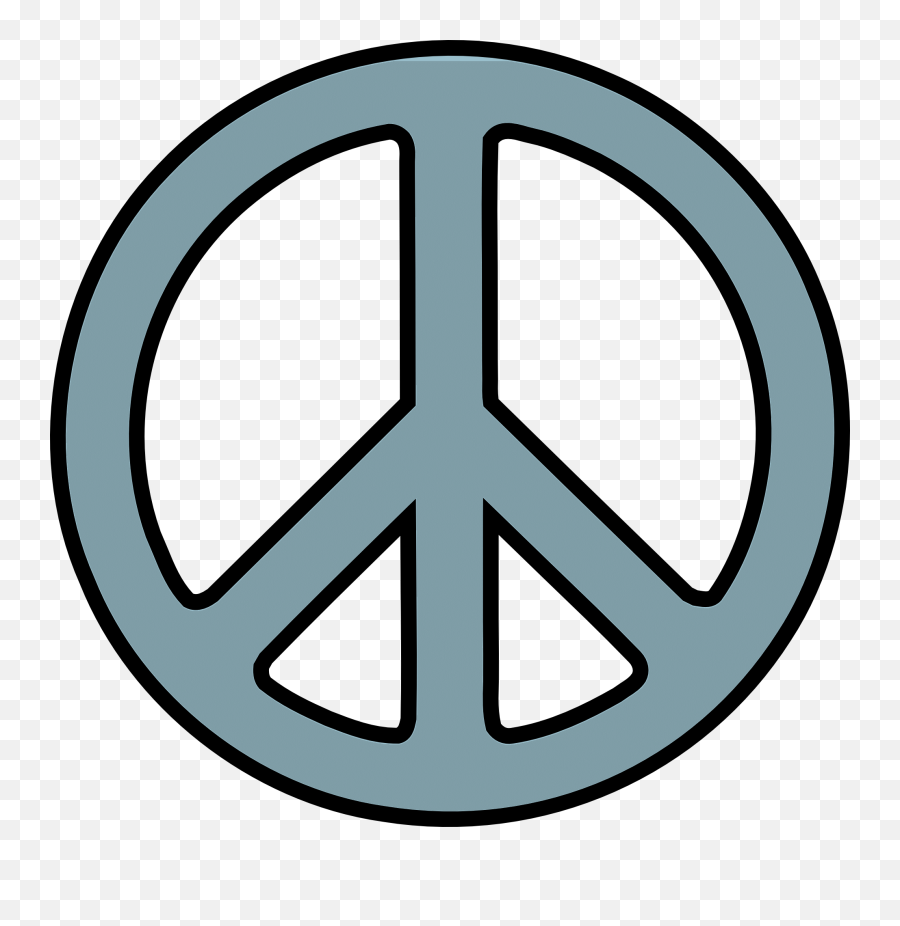Peace Symbol - 1960 Peace Sign Emoji,Peace Sign Png