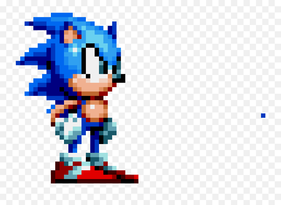 Download Hd Sonic Mania Sonic Sprite Transparent Png Image Emoji,Sonic Mania Logo Png