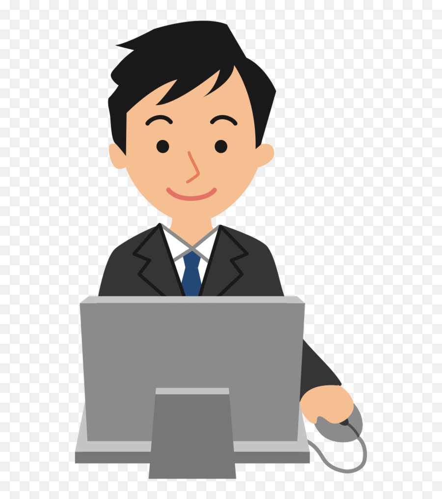 Job Male Standing Boy Clipart - Worker Emoji,Boy Clipart
