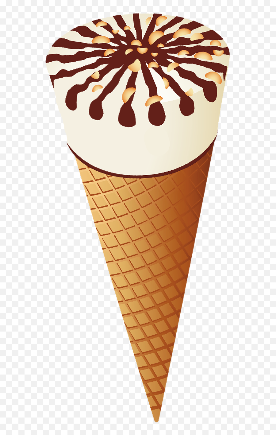 Transparent Ice Cream Cone Clipart 9 - Cone Chocolate Cornetto Ice Cream Emoji,Cone Clipart