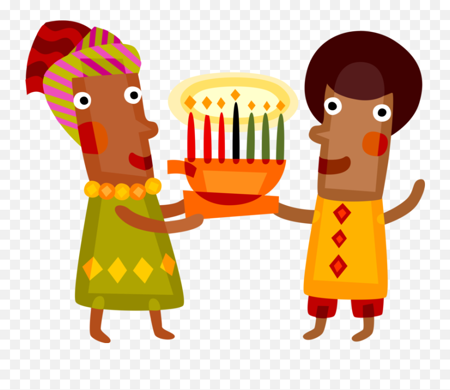 Feast Clipart Kwanzaa Candle - Illustration Of Kwanzaa Traditions Emoji,Kwanzaa Clipart