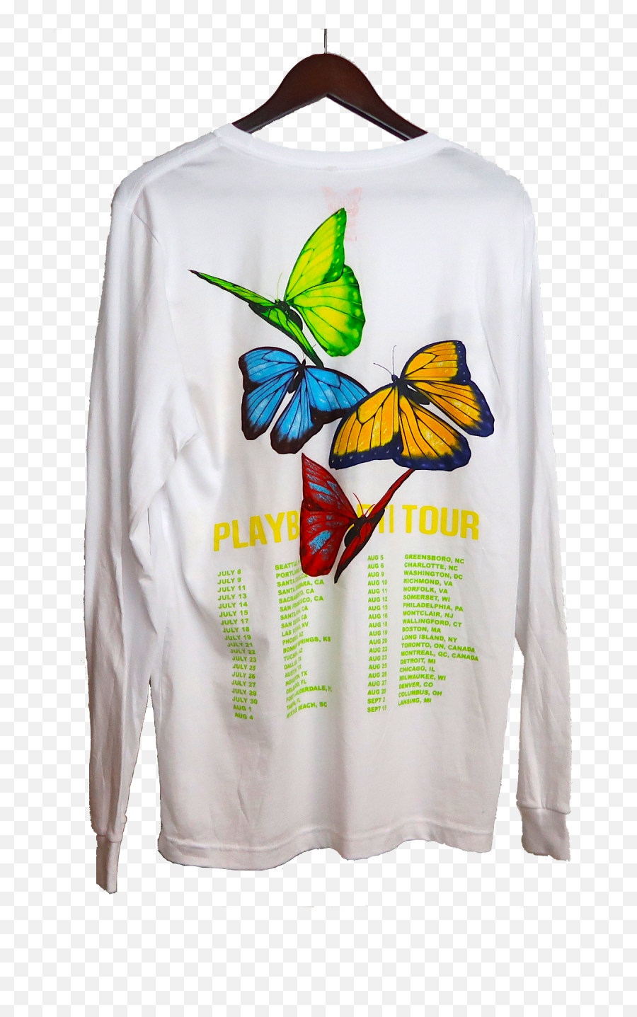 Playboi Carti Butterfly Shirt - Butterfly Playboi Carti Hoodie Emoji,Playboi Carti Png
