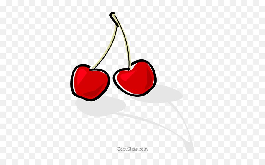 Cherries Royalty Free Vector Clip Art Illustration - Vc061750 Fresh Emoji,Cherries Clipart