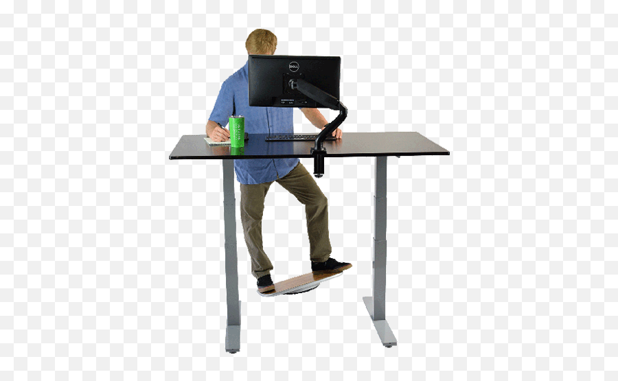 The Science Of Standing Desks - Uncaged Ergonomics Balance Board For Your Standing Desk Emoji,School Desk Png
