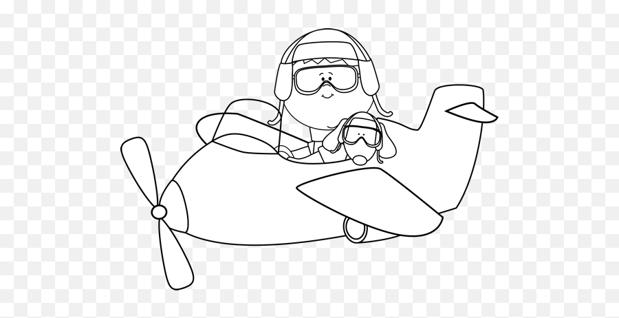 Airplane Clip Art - Airplane Images Black And White Riding Plane Emoji,Airplane Clipart