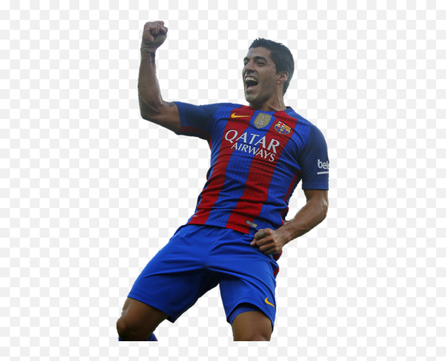 Football Player Clipart - Luis Suarez White Background Hd Rugby Shorts Emoji,Football Player Clipart