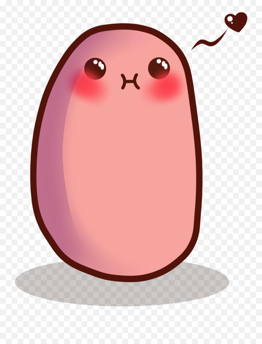 Potato Clipart Cartoon Png Transparent - Pink Potato Cartoon Emoji,Potato Clipart
