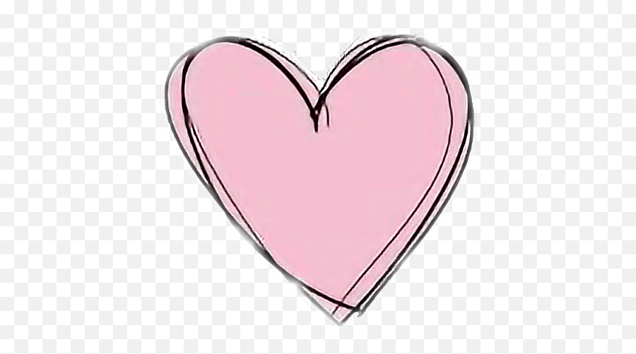Heart Corazon New Tumblr Amor Rosado Sticker By Jania Emoji,Rustic Heart Clipart