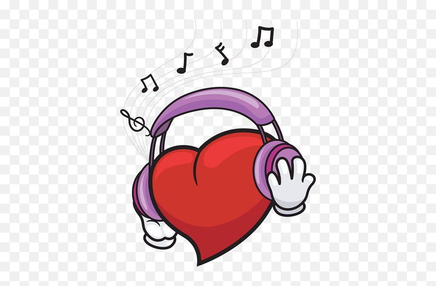 Love Songs U0026 Romance Radio U2013 Applications Sur Google Play Emoji,Listening To Headphones Clipart