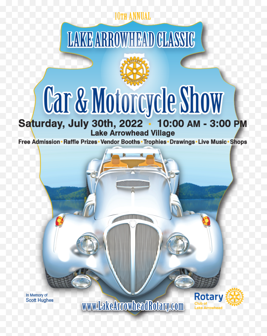 Classic Car Show Rotary Club Of Lake Arrowhead Emoji,Classic Car Logo