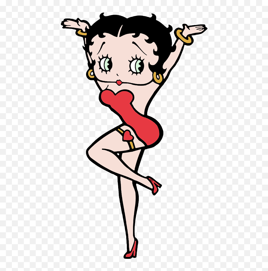Betty Boop Pin - Up Pose Betty Boop Character Hd Clipart Emoji,Pin Up Girl Clipart