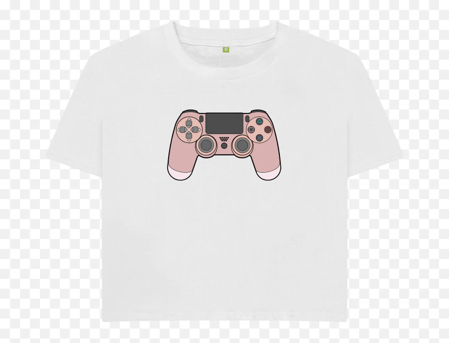 Playstation Dualshock 4 Rose Gold Boxy T - Shirt Nerdity Emoji,Playstation Logo Shirt