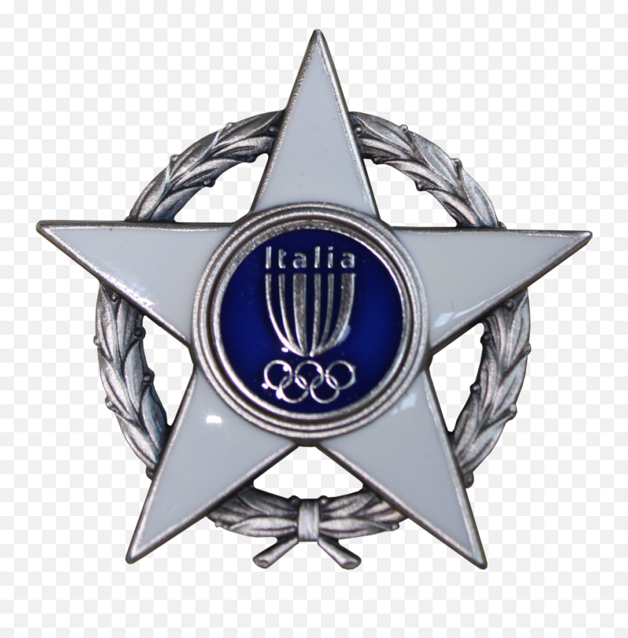 Filestella Du0027argento Al Merito Sportivopng - Wikimedia Commons Emoji,Sheriff Star Clipart