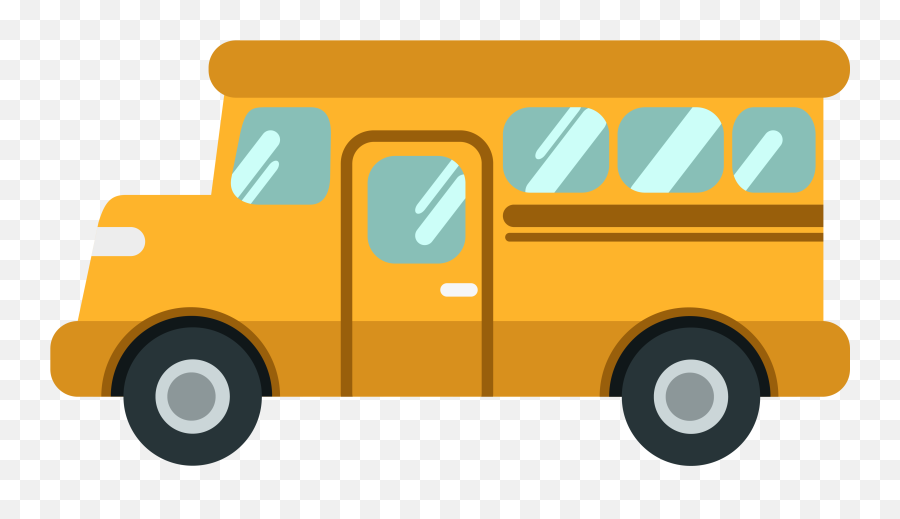 Cartoon Bus Png - School Bus Animated Png Emoji,Bus Png