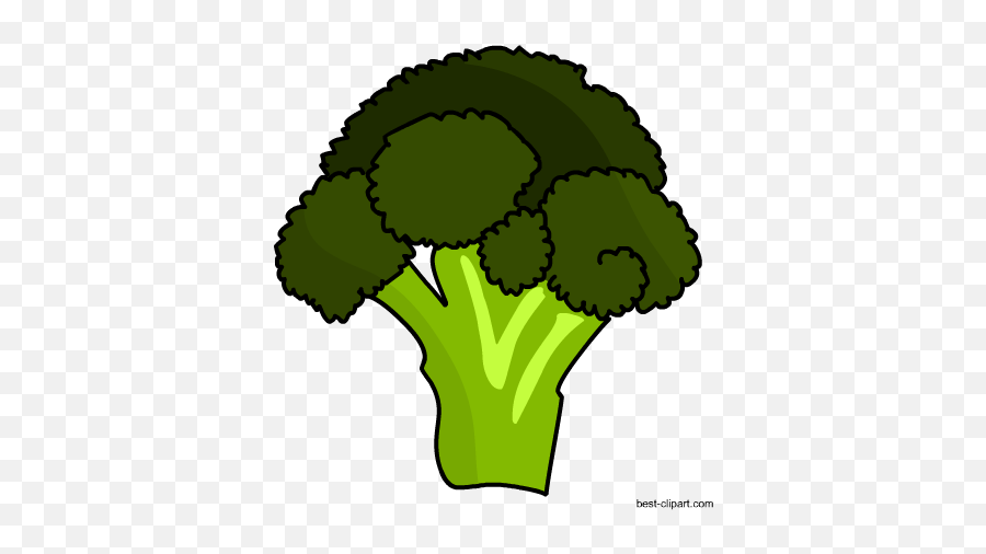 Free Vagetables Clip Art - Fresh Emoji,Broccoli Clipart