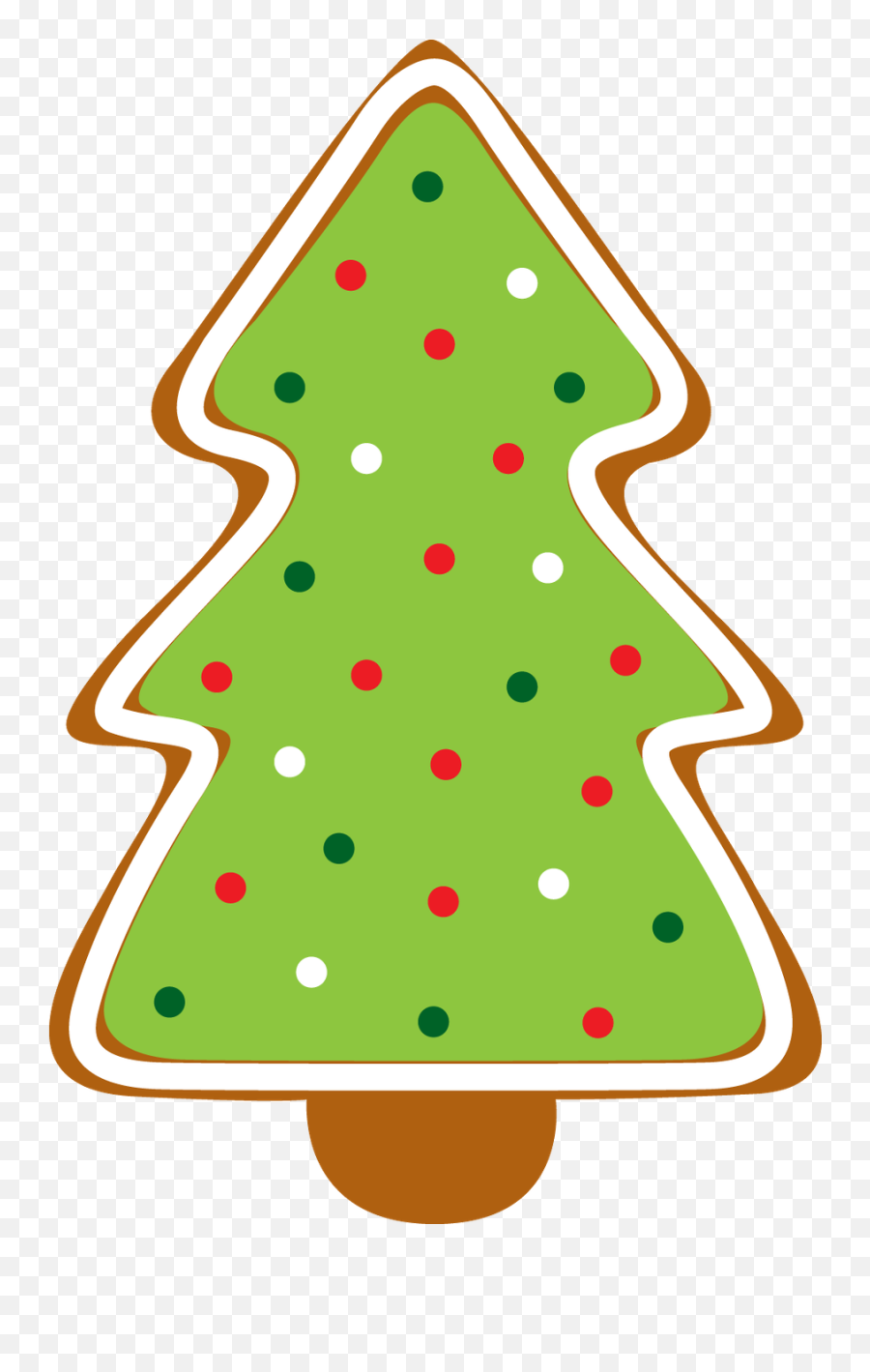 Christmas Tree Cookies Clipart - Gingerbread House Tree Clipart Emoji,Christmas Cookies Clipart