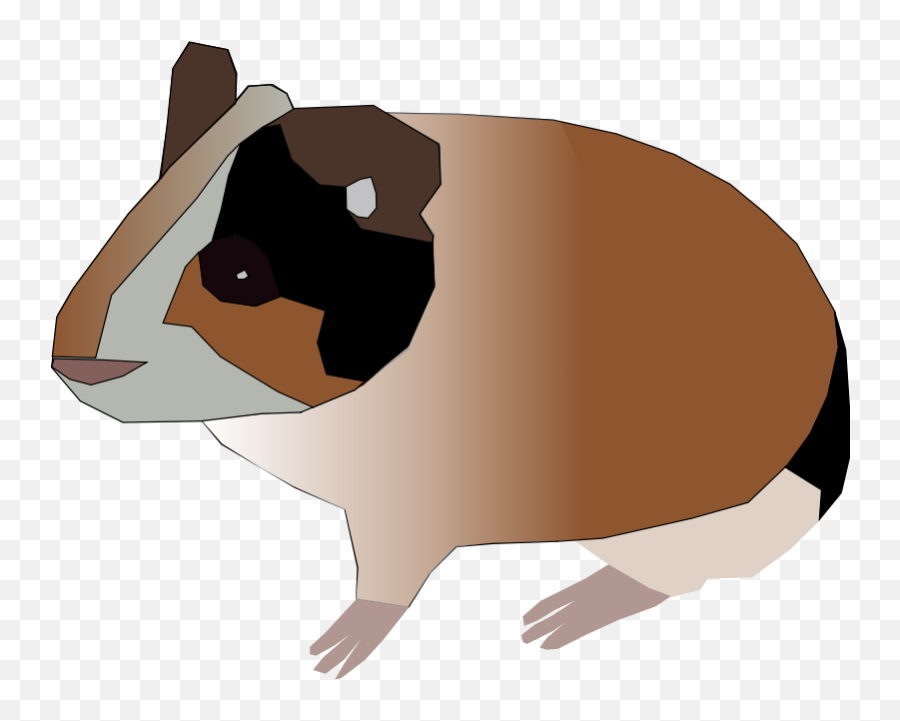 Hamster Clip Art At Clker - Transparent Background Guinea Pig Cute Clipart Emoji,Hamster Clipart