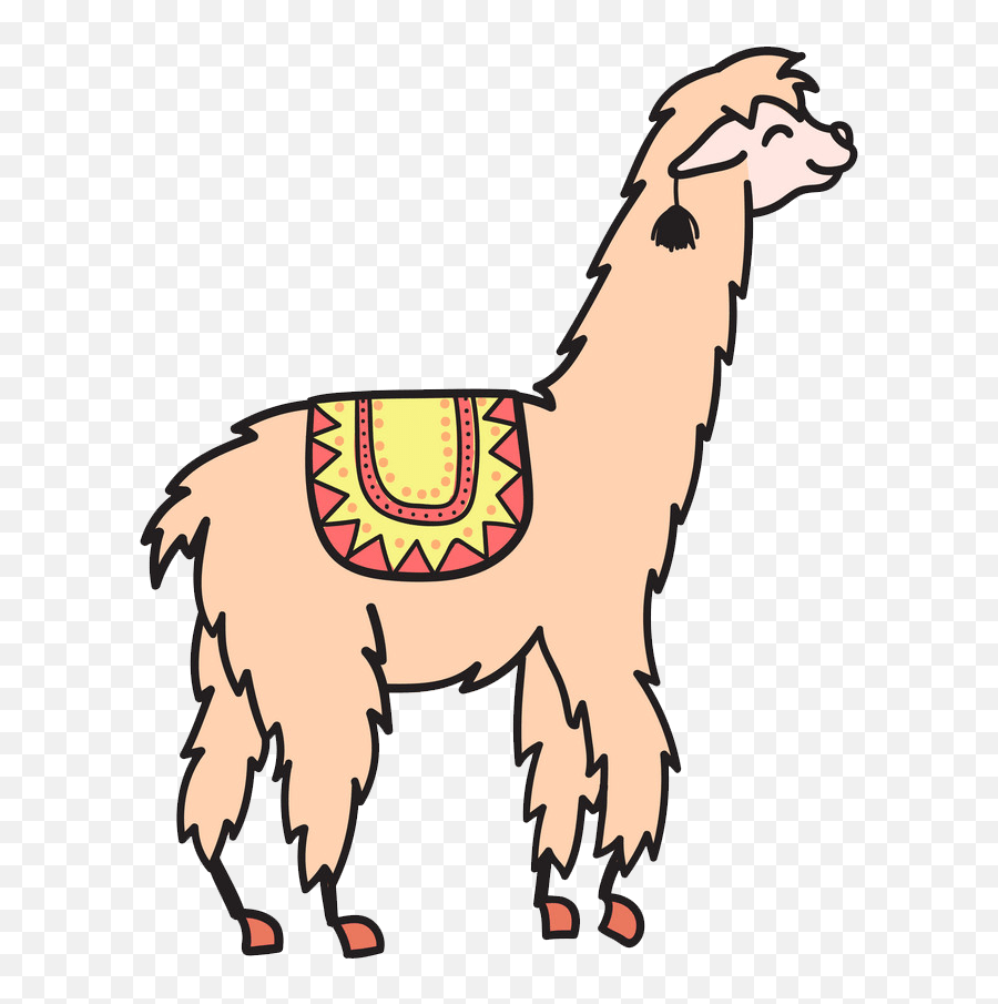 Llama Clipart - Animal Figure Emoji,Cute Llama Clipart