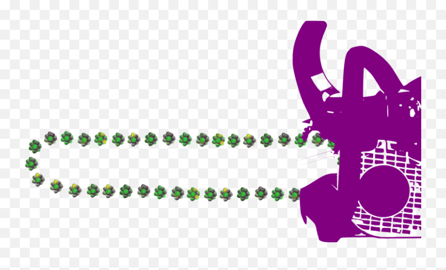 Purple Chainsaw Svg Vector Purple Chainsaw Clip Art - Svg Dot Emoji,Chainsaw Clipart