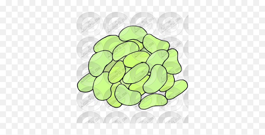 Lima Beans Picture For Classroom Therapy Use - Great Lima Wild Bean Emoji,Beans Clipart