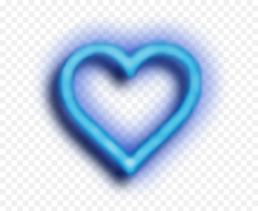 Blueheart Blue Heart Glow Heart - Blue Glowing Heart Transparent Background Emoji,Blue Glow Png