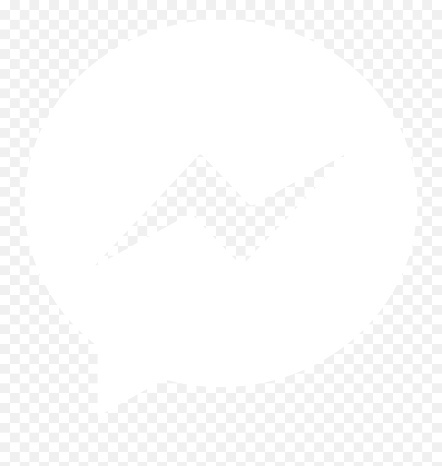 Download Facebook Messenger Logo Black And Ahite - Hyatt Johns Hopkins Logo White Emoji,Messenger Logo