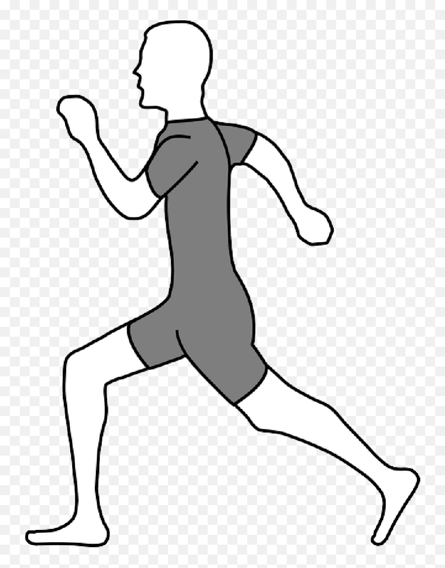 Running Man Clip Art Transparent Png - Runner Drawing Png Emoji,Person Running Png