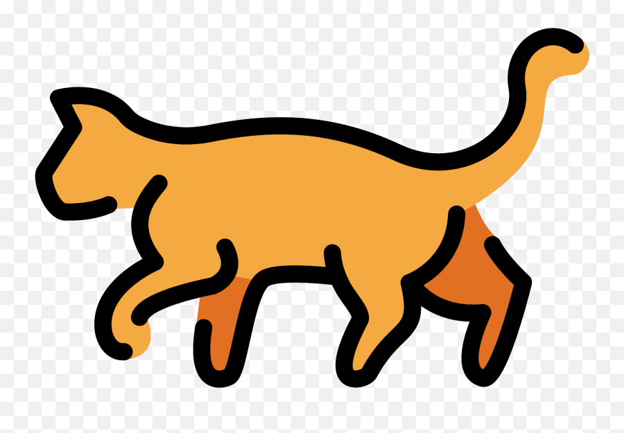 Cat Emoji Clipart - Guess The Emoji Snack,Cat Tail Clipart