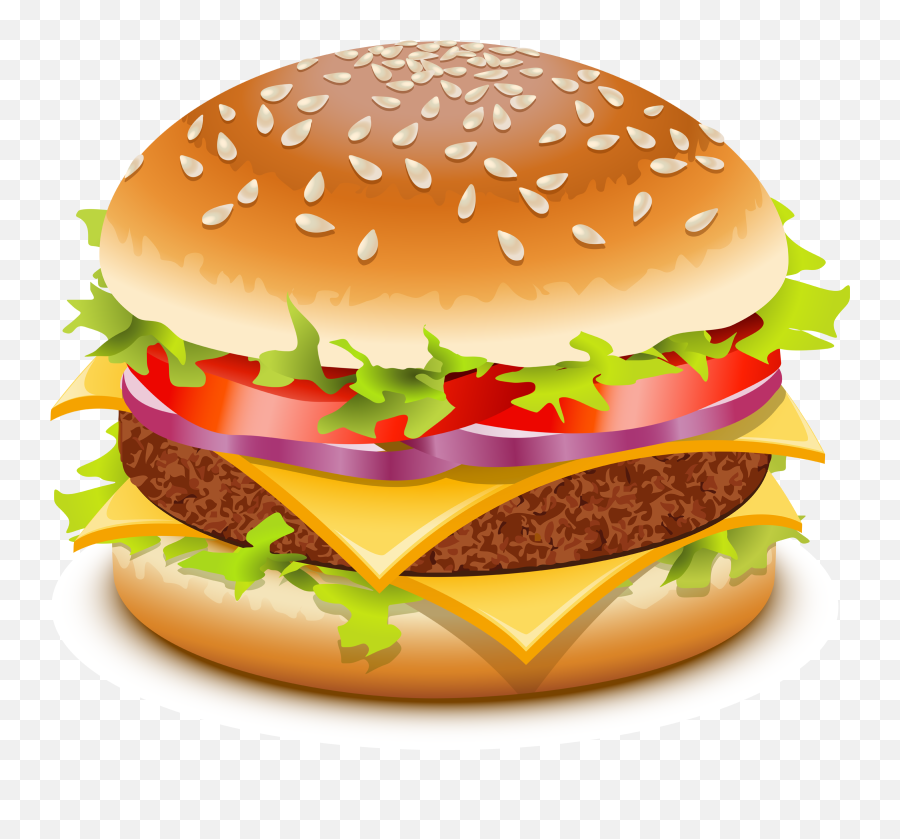 Hamburger Clipart - Hamburger Clipart Emoji,Hamburger Clipart