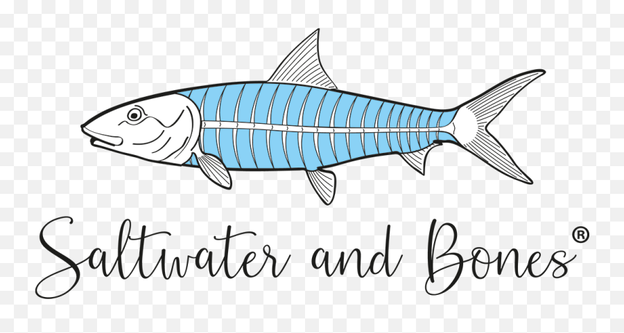 Original Clothing And Custom Fishing Gear - Saltwater And Bones Emoji,Fish Bones Clipart